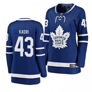 Nazem Kadri Maple Leafs Women's Blue Breakaway Player Home Jersey - Sale