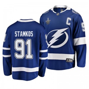 Lightning 2019 Stanley Cup Playoffs Steven Stamkos Breakaway Player Blue Jersey - Sale