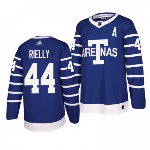 Men's Toronto Arenas Morgan Rielly #44 Blue Throwback Authentic Pro Jersey - Sale