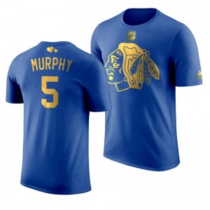 Chicago Blackhawks Connor Murphy Blackhawks Royal T-Shirt - Sale