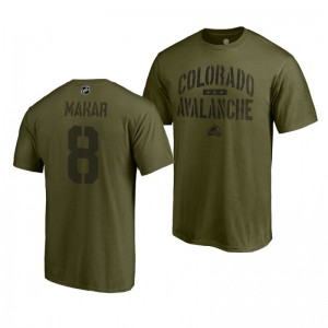 Cale Makar Avalanche Khaki Camo Collection Jungle T-Shirt - Sale