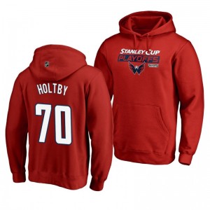 Braden Holtby Washington Capitals 2019 Stanley Cup Playoffs Bound Body Checking Pullover Hoodie Red - Sale