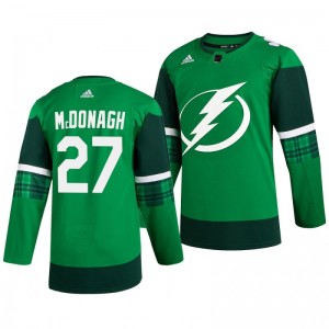 Lightning Ryan McDonagh 2020 St. Patrick's Day Authentic Player Green Jersey - Sale