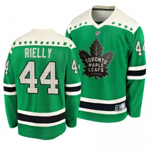 Maple Leafs Morgan Rielly 2020 St. Patrick's Day Replica Player Green Jersey - Sale