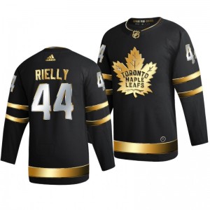 Maple Leafs Morgan Rielly Black 2021 Golden Edition Limited Authentic Jersey - Sale