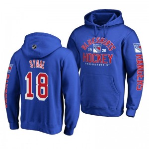 Marc Staal Rangers Hometown Collection Royal Pullover Hoodie - Sale