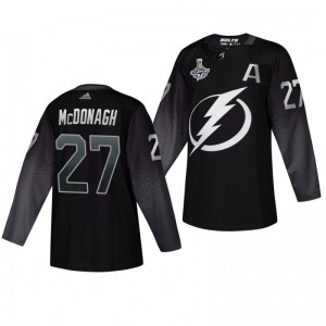 Ryan Mcdonagh Lightning 2020 Stanley Cup Champions Jersey Black Alternate Authentic - Sale