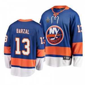 Islanders 2019 Stanley Cup Playoffs Mathew Barzal Breakaway Player Royal Jersey - Sale