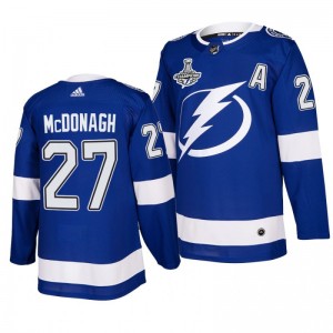 Ryan Mcdonagh Lightning 2020 Stanley Cup Champions Jersey Blue Authentic Home - Sale