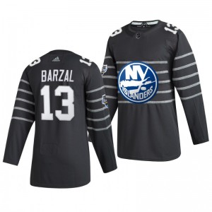 New York Islanders Mathew Barzal #13 2020 NHL All-Star Game Authentic adidas Gray Jersey - Sale