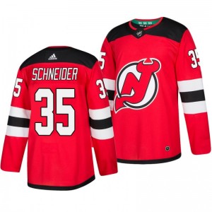 Devils Cory Schneider Red Home Adidas Authentic Jersey - Sale