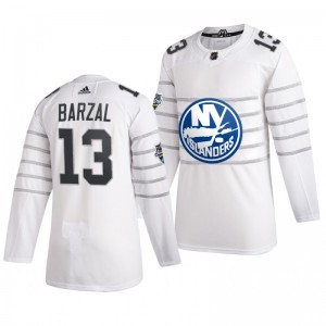 New York Islanders Mathew Barzal #13 2020 NHL All-Star Game Authentic adidas White Jersey - Sale