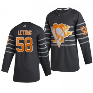 Pittsburgh Penguins Kris Letang 58 2020 NHL All-Star Game Authentic adidas Gray Jersey - Sale