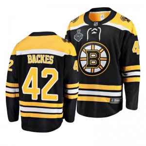 Bruins 2019 Stanley Cup Final David Backes Home Breakaway Black Youth Jersey - Sale