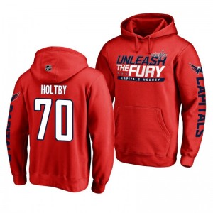 Braden Holtby Capitals Hometown Collection Red Pullover Hoodie - Sale