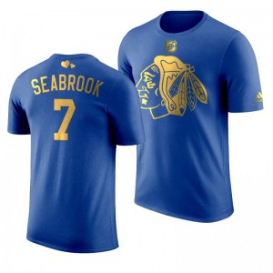 Chicago Blackhawks Brent Seabrook Blackhawks Royal T-Shirt - Sale