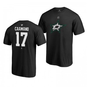 Nick Caamano Stars Black Authentic Stack T-Shirt - Sale