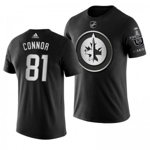 2019 Stanley Cup Playoffs Winnipeg Jets Kyle Connor White Bound Body Checking T-Shirt - Sale