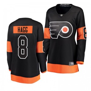 Flyers Robert Hagg Breakaway Player Fanatics Branded Black Women's Alternate Jersey - Sale