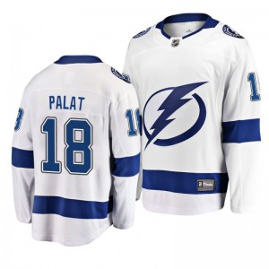 Ondrej Palat Lightning White Breakaway Away Player Jersey - Sale