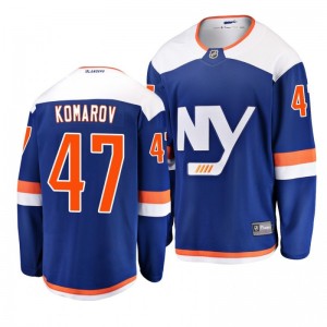 Leo Komarov New York Islanders Youth 2019 Alternate Blue Breakaway Player Fanatics Branded Jersey - Sale