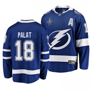 Lightning 2019 Stanley Cup Playoffs Ondrej Palat Breakaway Player Blue Jersey - Sale