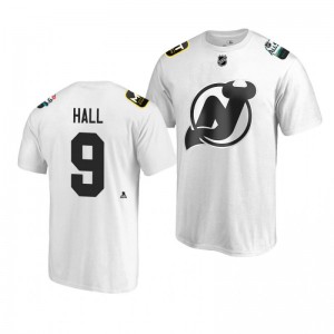 Devils Taylor Hall White 2019 NHL All-Star T-shirt - Sale