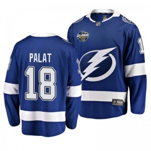 Ondrej Palat Lightning 2019 NHL Global Series Breakaway Player Blue Jersey - Sale