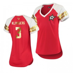John Klingberg Dallas Stars Mother's Day Golden Edition Red T-Shirt - Sale