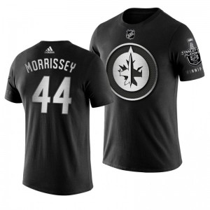 2019 Stanley Cup Playoffs Winnipeg Jets Josh Morrissey White Bound Body Checking T-Shirt - Sale