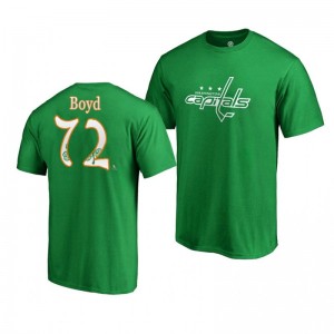 Travis Boyd Capitals 2019 St. Patrick's Day green Forever Lucky Fanatics T-Shirt - Sale