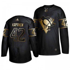 NHL Golden Edition Authentic Penguins Kasperi Kapanen Black Jersey - Sale