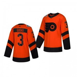 Flyers Radko Gudas 2019 NHL Stadium Series Authentic Player orange Youth Jersey - Sale