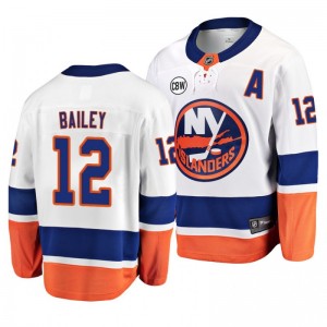 White Away Breakaway Player Jersey Josh Bailey Islanders - Sale