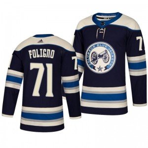 Nick Foligno Blue Jackets Replica Authentic Pro Alternate Navy Jersey - Sale