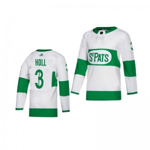 Youth Justin Holl Toronto Maple Leafs 2019 St. Pats Authentic Player White Jersey - Sale