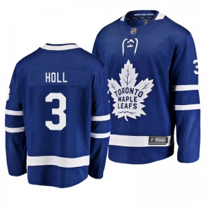 Justin Holl Maple Leafs Blue Breakaway Home Player Jersey - Sale