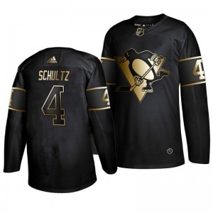 Justin Schultz Penguins Golden Edition  Authentic Adidas Jersey Black - Sale