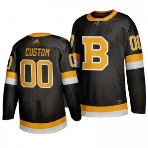 Bruins Custom 2019-20 Third Authentic Jersey - Black - Sale