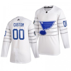 St. Louis Blues Custom 00 2020 NHL All-Star Game Authentic adidas White Jersey - Sale