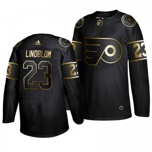 Oskar Lindblom Flyers Golden Edition  Authentic Adidas Jersey Black - Sale