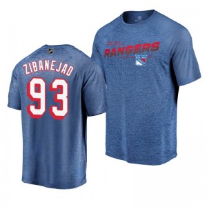Mika Zibanejad New York Rangers Royal Amazement Raglan Player T-Shirt - Sale