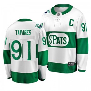 Maple Leafs John Tavares Toronto St. Patricks Leafs Forever Throwback Green Jersey - Sale
