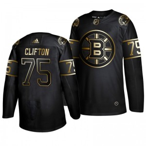 Bruins Connor Clifton Black 2019 Golden Edition Authentic Adidas Jersey - Sale