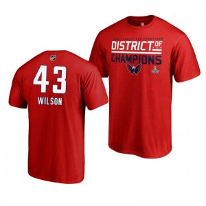 2018 Stanley Cup Champions Tom Wilson Capitals Red Men's T-Shirt - Sale