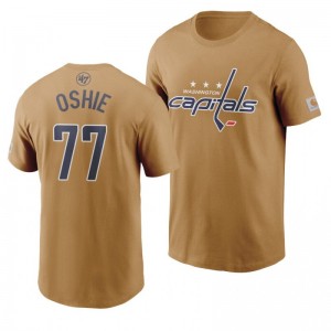 Capitals T. J. Oshie Brown Carhartt X 47 Branded T-Shirt - Sale