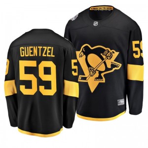 Penguins Men's Jake Guentzel 2019 NHL Stadium Series Coors Light Breakaway Black Jersey - Sale