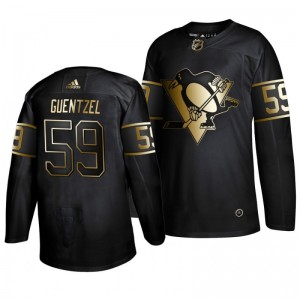 Jake Guentzel Penguins Golden Edition  Authentic Adidas Jersey Black - Sale
