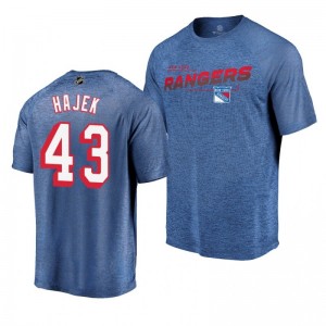 Libor Hajek New York Rangers Royal Amazement Raglan Player T-Shirt - Sale