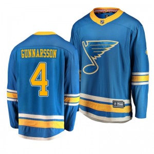 Blues Carl Gunnarsson Breakaway Fanatics Blue Alternate Jersey - Sale